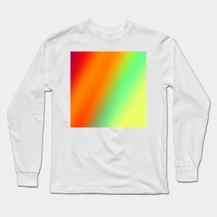 red green yellow abstract texture background pattern Long Sleeve T-Shirt